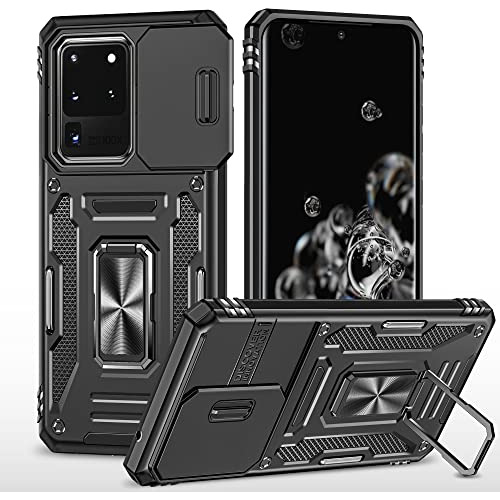 Funda Para Samsung Galaxy S20 Ultra Negro 6.8 Pulgada Plasti