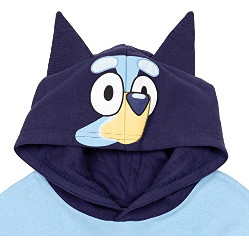 Sudadera Con Capucha Bluey De Forro Polar Para Niños Pequeño