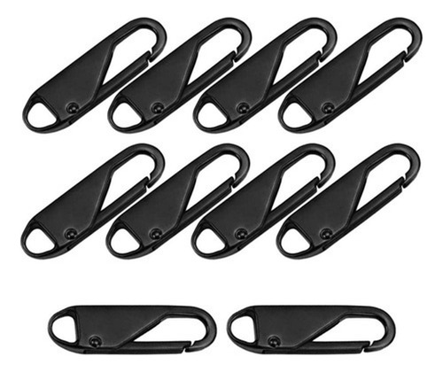 A 10-pack Zipper Puller Replacement Zipper Slider Kit