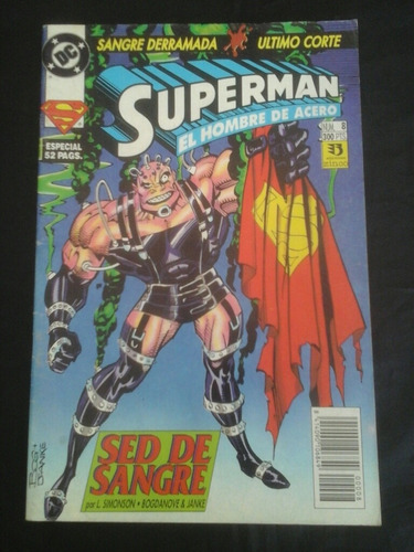 Superman: El Hombre De Acero # 8 (zinco)
