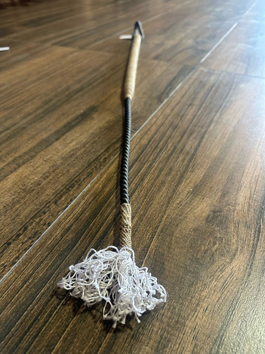Chicote Açoite Cavalo Trançado Na Linha Profissional 20mm Marrom
