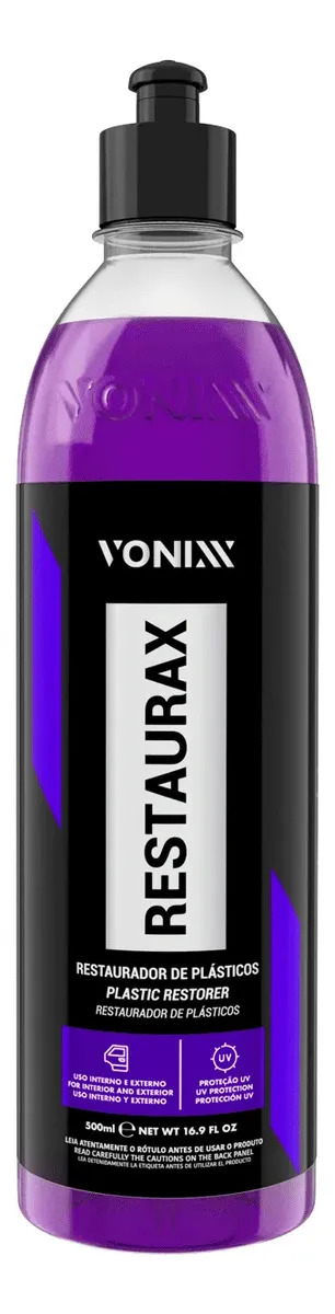 Restaurador De Plásticos Automotivo Restaurax 500ml - Vonixx