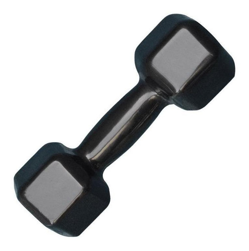 Halter Sextavado Emborrachado 7kg Academia Treino Musculação