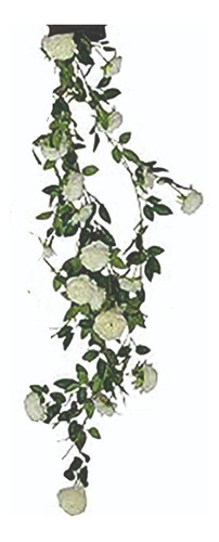 Flor Artificial Rosa Colgante 80cm Real Touch
