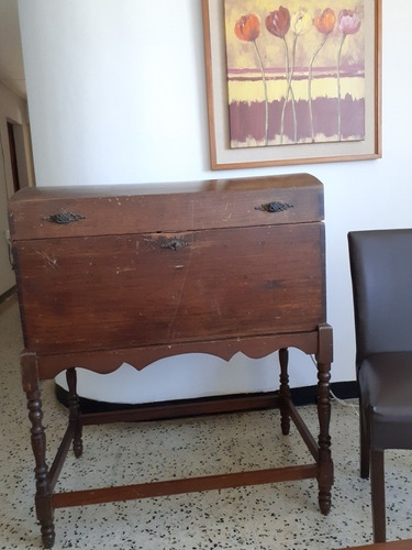 Baúl De Madera Antiguo