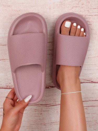 Chanclas Sandalias Goma Color Rosa Vieja Talla 39-40