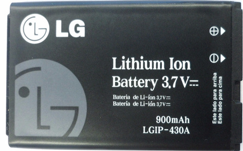 Bateria Original LG Lgip-430a 3.7v 900mah (2009) Pz#1564+