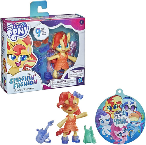 Imagem 1 de 5 de Boneca My Little Pony Sunset Shimmer Fashion Surpresa Hasbro