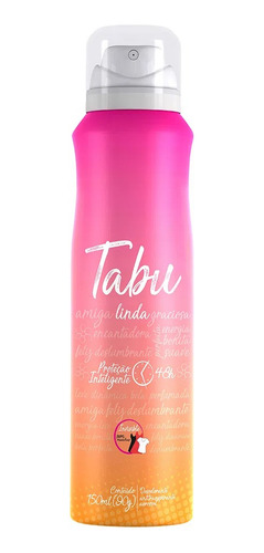 Kit C/16 Desodorante Antitransp Aerossol Linda Tabu 150ml