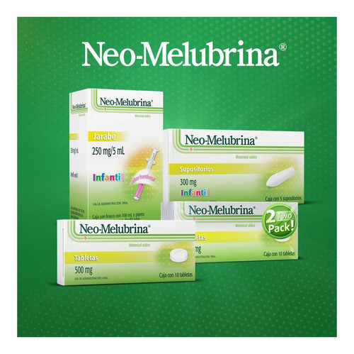 Neo-melubrina Jarabe Infantil 250 Mg/5 Ml Frasco Con 100 Ml
