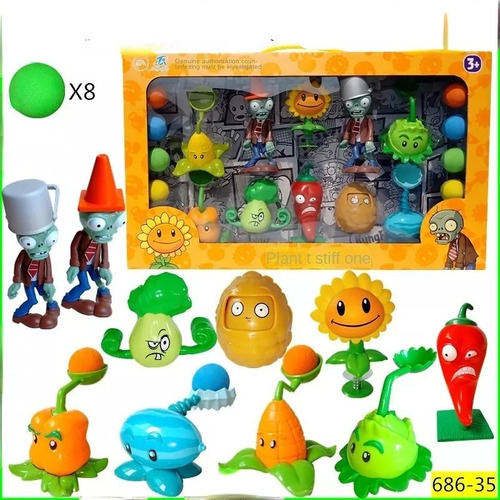 Lata De Set For Compartir De Plants Versus Zombies