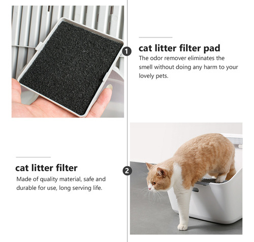 Nuevo Tabletas Desodorantes For Gatos, Caja De Arena For