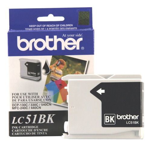 Brother Innobella Lc51bk - Cartucho De Tinta, Rendimiento D.