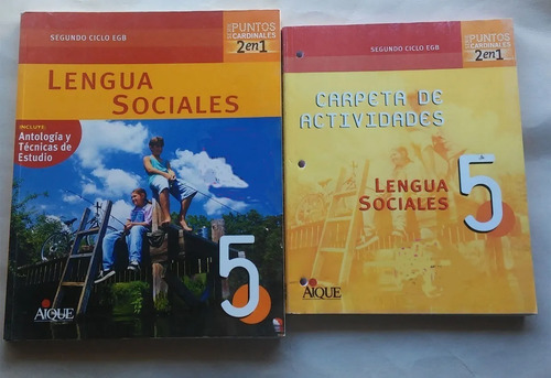 Lengua Sociales 5 + Carpeta De Actividades Aique