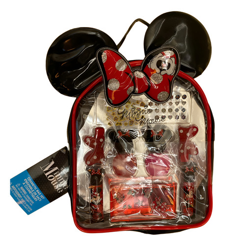 Disney Minnie Mouse Juego De Bolsa De Regalo Con Maquillaje