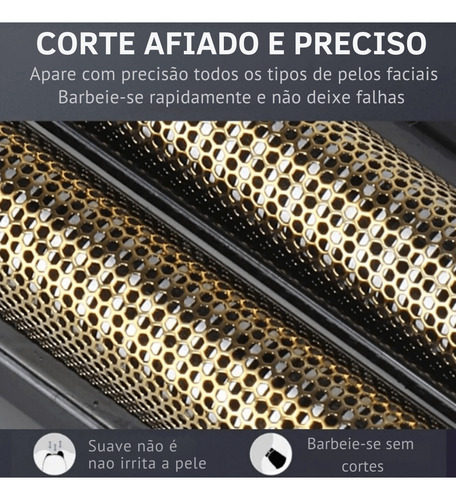 Maquina De Barbeador Kit Para Viagem 2 Barbeador Sem Fio