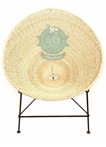 Silla Acapulco Round Palma Y Herrería
