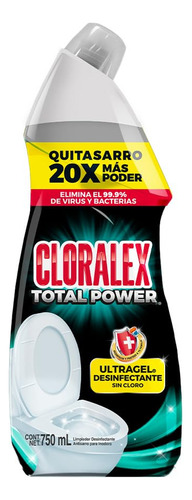 Cloralex Total Power Ultragel Cuello De Pato Sin Cloro