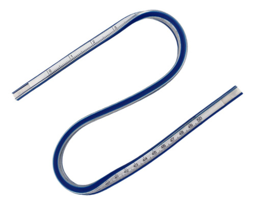 Régua Curva Flexível Régua Curva Flexível 50cm