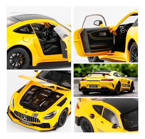 Minicar Mercedes Benz Amg Gtr Greenhell Magno Metal 1/18
