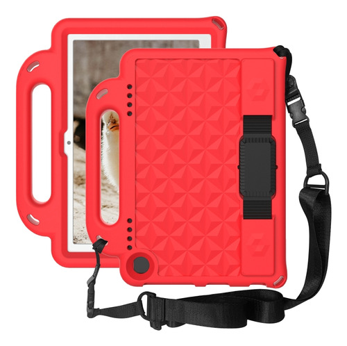 Funda Eva Roja Para Amazon Kindle Fire Hd8 2016/2018