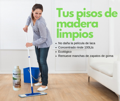 Floortek Cleaner Limpiador Pisos De Madera
