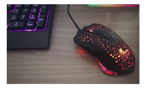 Mouse Xtech Ophidian Xtm-411 3600 Dpi 6 Botones Led Gamer