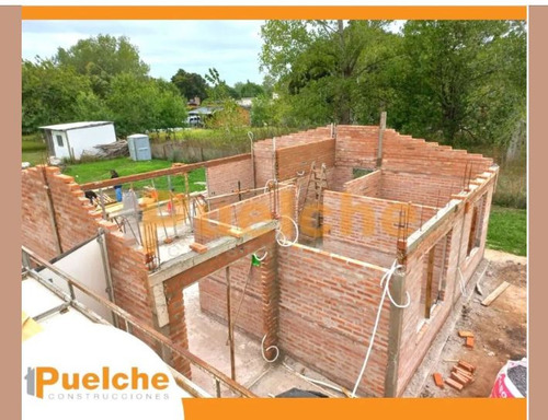 Cómoda Casa De Dos Dormitorios Estilo Minimalista (modelo Palen) - Galería Opcional - A Construir En Ladrillos Y Hormigón - No Son Prefabricadas