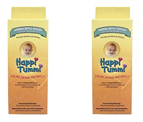 Recarga Herbal Happi Tummi - Alivio Cólicos Bebés (2 Pack)