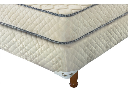 Sommier Y Colchón Cannon Especial De Lujo 2 Plazas Espuma