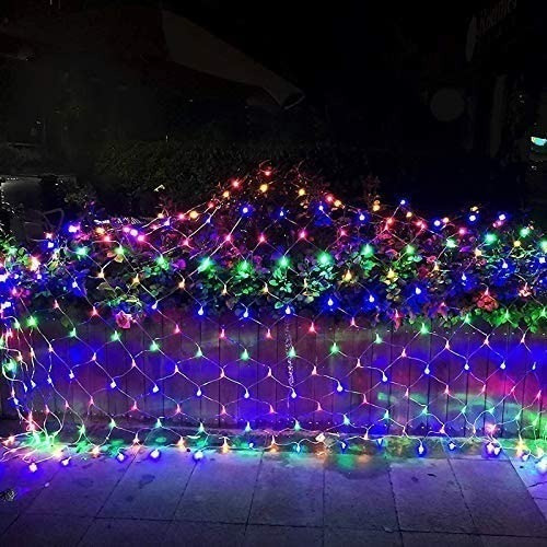 Imagen 6 de 9 de Guirnalda Luz Multicolor Navidad Red 144 Led Transparente