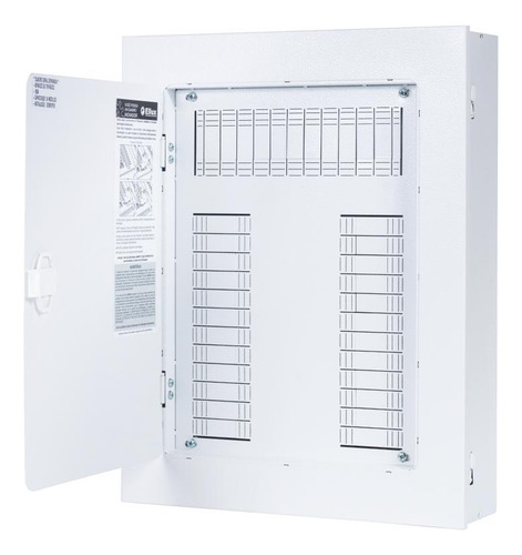 Quadro bifásico 16 disjuntores din 100a sobrepor+geral+10mod
