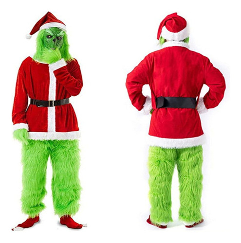 Monstruo Peludo Verde De Halloween El Cosplay Grinch