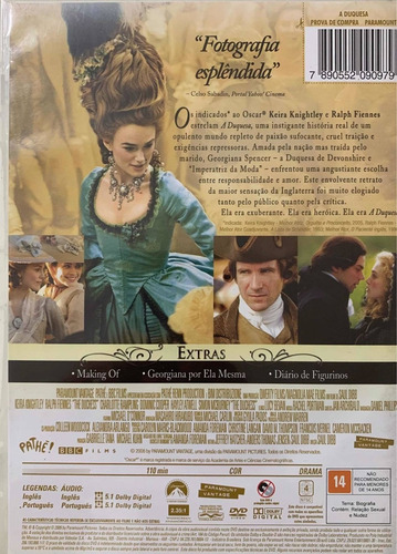 Imagem 2 de 4 de Dvd - Filme - A Duquesa