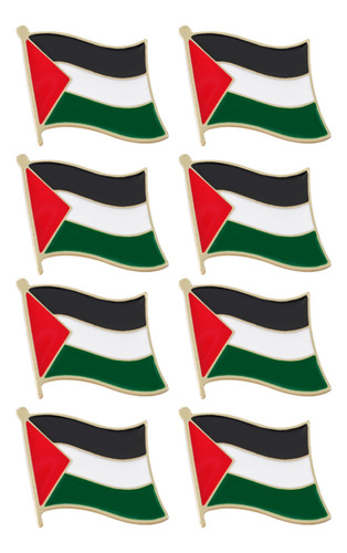 Prendedores For Cabello Bandera Broches Metálicos Moda*8