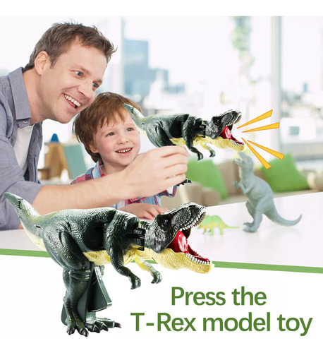 Dinosaurio Con Movimiento De Cabeza Y Cola, Modelo