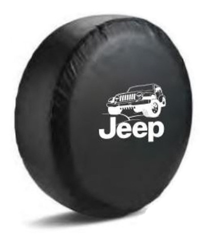 Protector Forro Llanta De Repuesto Logo Jeep Impermeable 