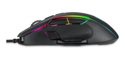 Mouse Gamer Motospeed V90 Black Rgb Pc Ps4