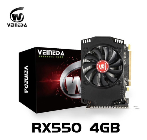 Tarjeta De Video Gráfica  Rx550 Radeon Nueva 4gb Gddr5