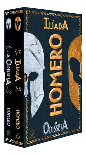 Homero - Box com 2 livros, de Homero. Clássicos da literatura mundial Editorial Principis, capa mole em português, 2021