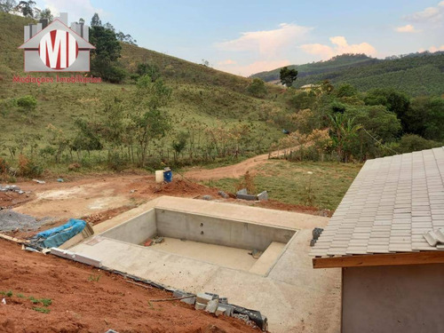 Imagem 15 de 24 de Linda Chácara Com 02 Dormitórios, Piscina, Edícula Gourmet E Lago, À Venda, 5000 M² Por R$ 450.000 - Pedra Bela - Pedra Bela/sp - Ch0789