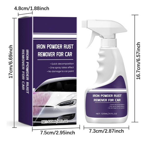 N Car Iron Powder Oxider Paint Descontamination Rus 4006