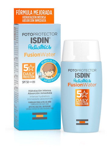 Isdin Fotoprotector Fusión Water Pediátrico Spf50 Niños 50ml