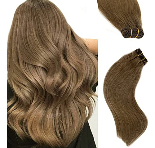 Coser En Pelo Extensión Pelo Humano Real, Extensiones 7n16m