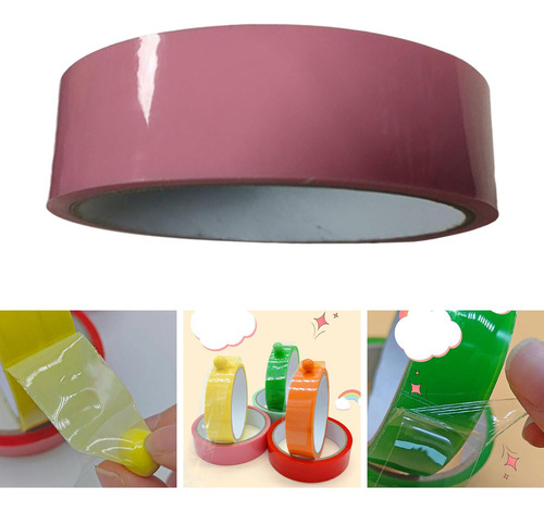 2 Fitas De Bola Pegajosa Colorida Acessórios Feitos À Rosa