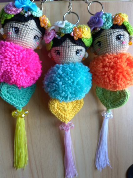Bendecir Acostumbrarse a Ventilar Llavero Frida Kahlo Crochet | MercadoLibre 📦