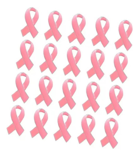 Xing 20 Unids / Set Rosa Cáncer De Mama Cinta De Solapa