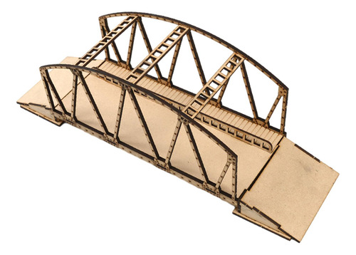 Modelo De Puente De Madera A Escala 1/72, Construcción