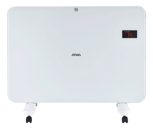 Calefactor Vitro Atma 1500w bajo consumo remoto display color blanco