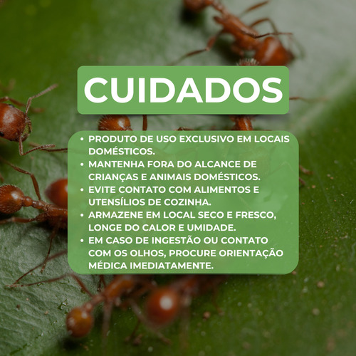Kit 3 Formitap Mg Isca Micro Granulada Para Formigas 5g | Lojão Do Ferro